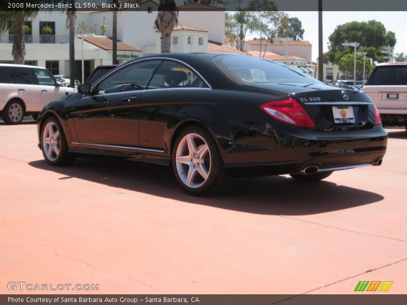 Black / Black 2008 Mercedes-Benz CL 550
