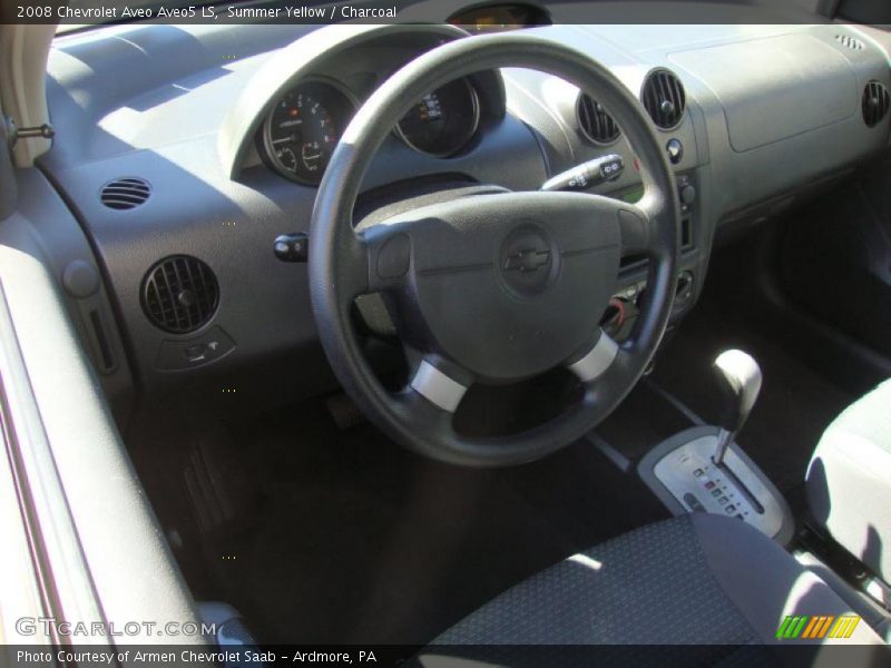 Summer Yellow / Charcoal 2008 Chevrolet Aveo Aveo5 LS