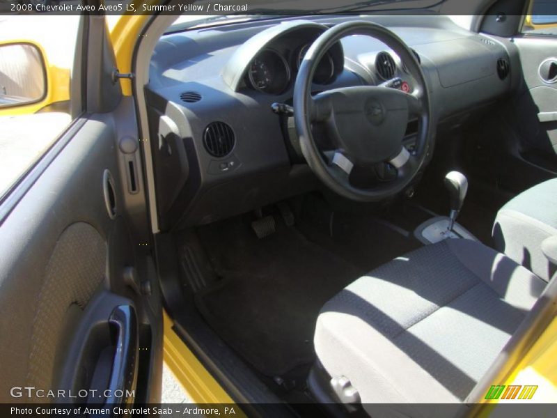 Summer Yellow / Charcoal 2008 Chevrolet Aveo Aveo5 LS