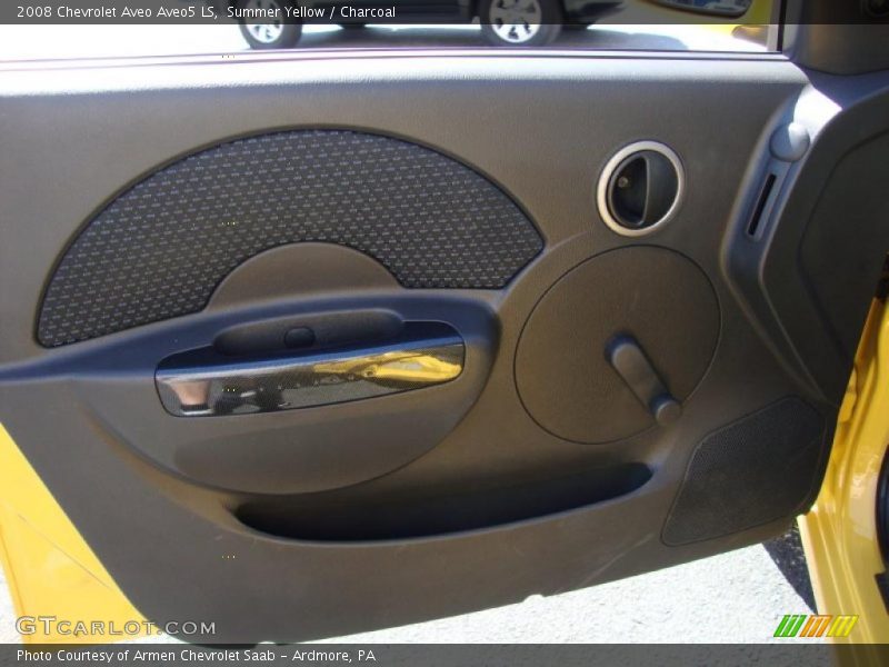 Summer Yellow / Charcoal 2008 Chevrolet Aveo Aveo5 LS