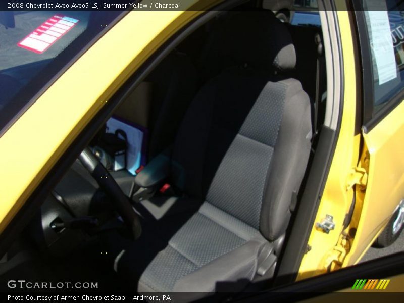 Summer Yellow / Charcoal 2008 Chevrolet Aveo Aveo5 LS