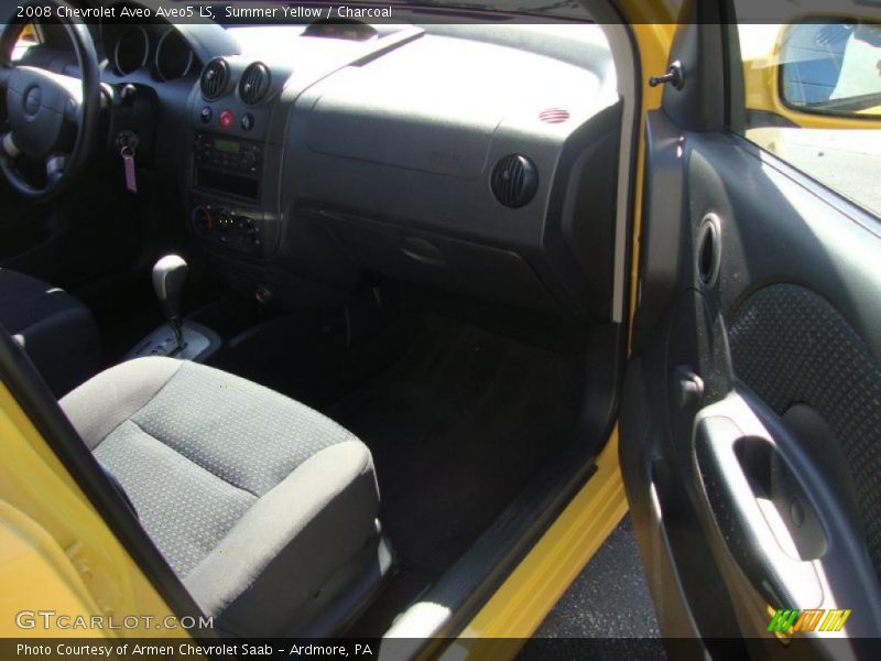 Summer Yellow / Charcoal 2008 Chevrolet Aveo Aveo5 LS