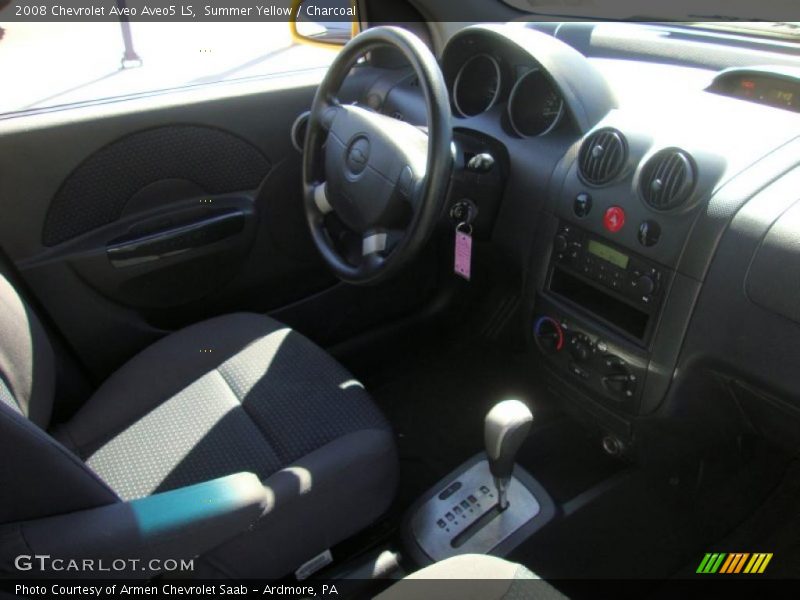 Summer Yellow / Charcoal 2008 Chevrolet Aveo Aveo5 LS