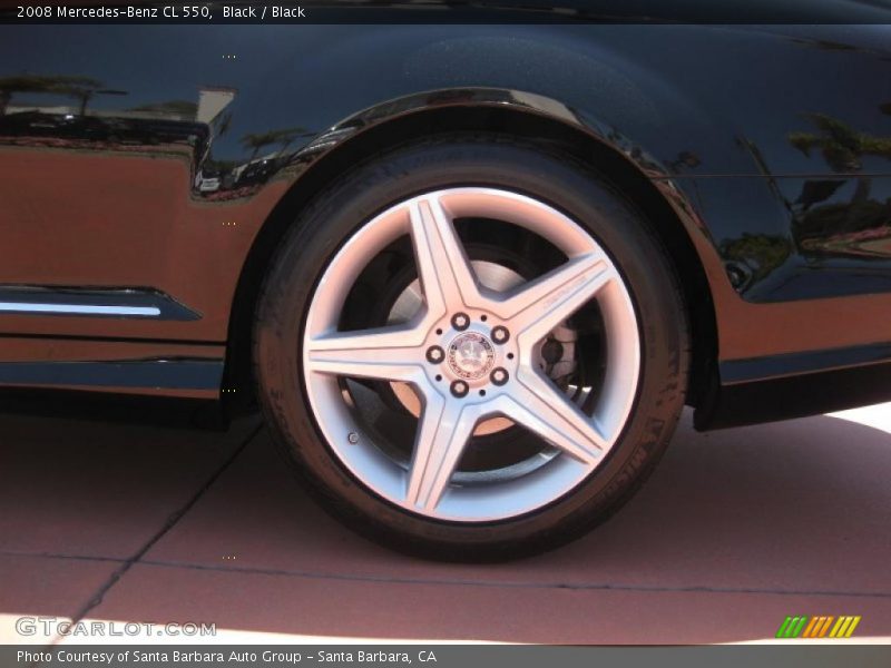 Black / Black 2008 Mercedes-Benz CL 550