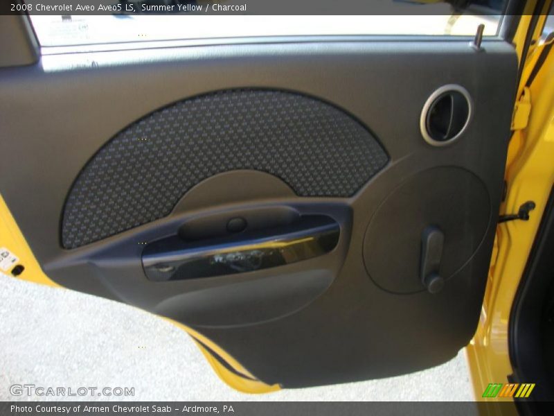 Summer Yellow / Charcoal 2008 Chevrolet Aveo Aveo5 LS
