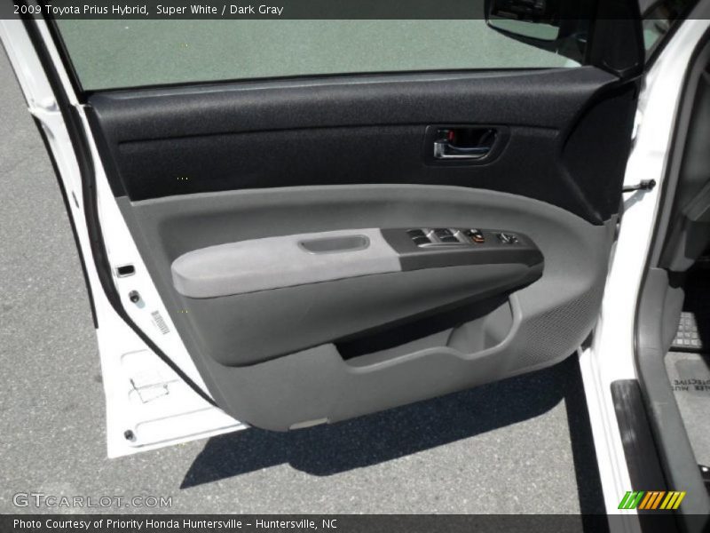 Super White / Dark Gray 2009 Toyota Prius Hybrid