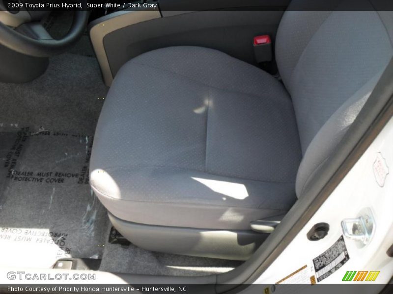 Super White / Dark Gray 2009 Toyota Prius Hybrid