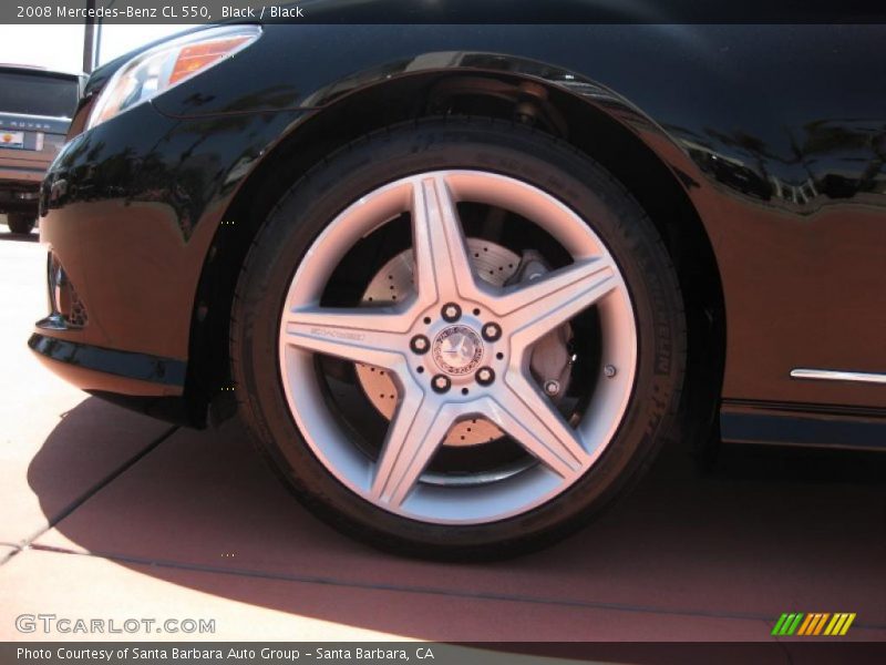 Black / Black 2008 Mercedes-Benz CL 550