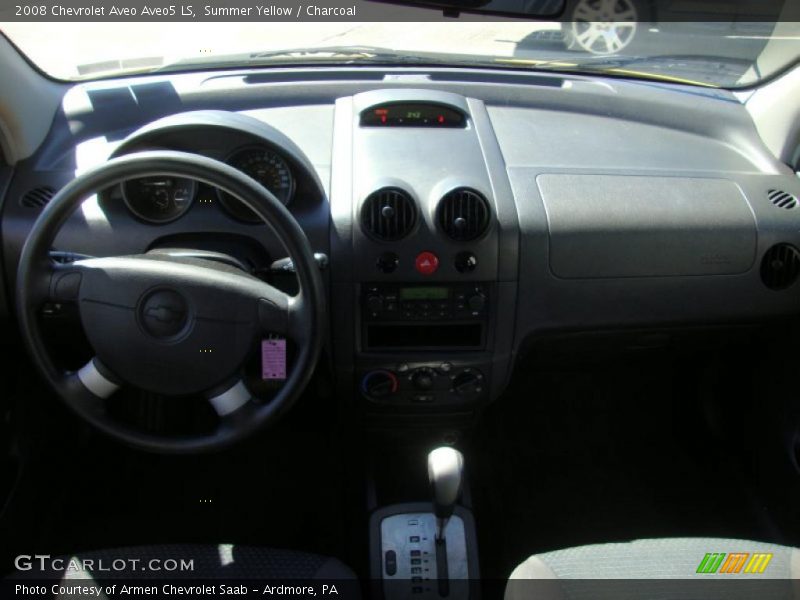 Summer Yellow / Charcoal 2008 Chevrolet Aveo Aveo5 LS