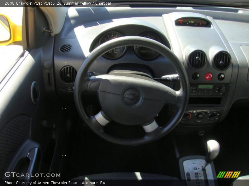 Summer Yellow / Charcoal 2008 Chevrolet Aveo Aveo5 LS