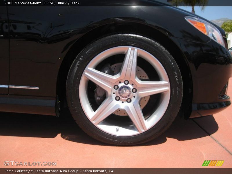 Black / Black 2008 Mercedes-Benz CL 550
