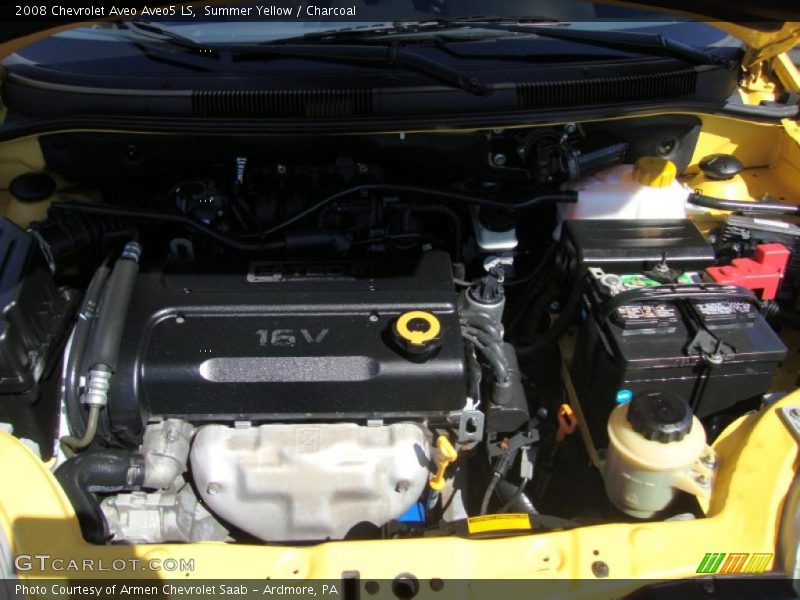 Summer Yellow / Charcoal 2008 Chevrolet Aveo Aveo5 LS