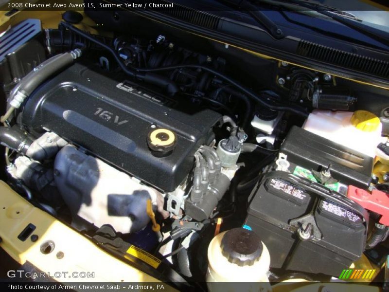 Summer Yellow / Charcoal 2008 Chevrolet Aveo Aveo5 LS