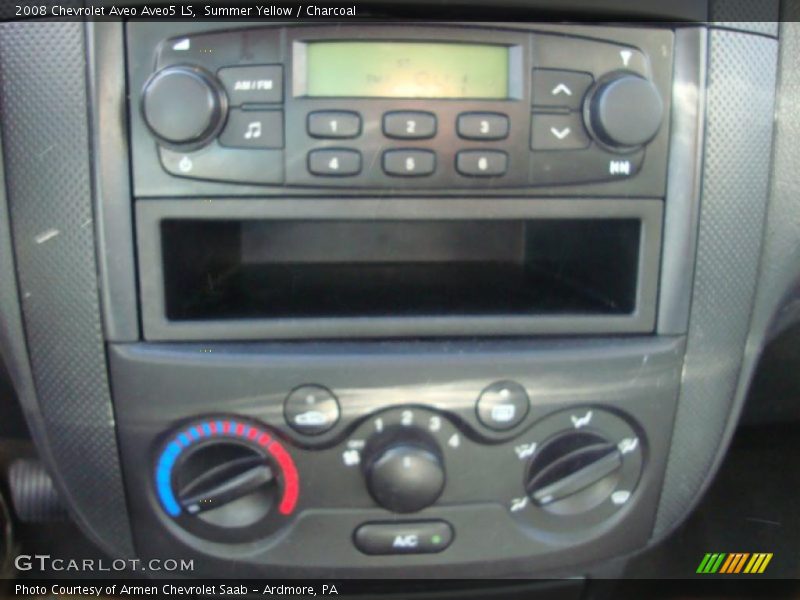 Summer Yellow / Charcoal 2008 Chevrolet Aveo Aveo5 LS
