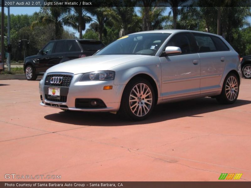 Light Silver Metallic / Black 2007 Audi A3 2.0T
