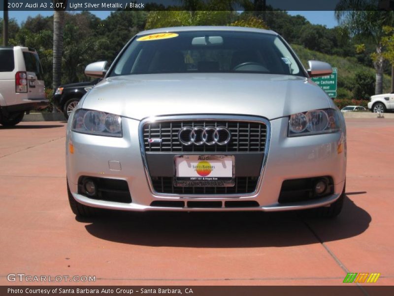 Light Silver Metallic / Black 2007 Audi A3 2.0T