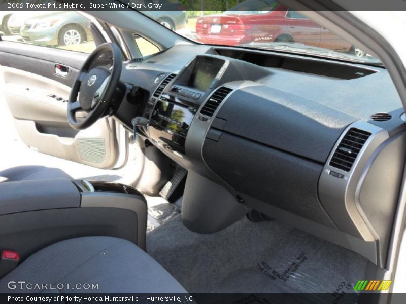 Super White / Dark Gray 2009 Toyota Prius Hybrid