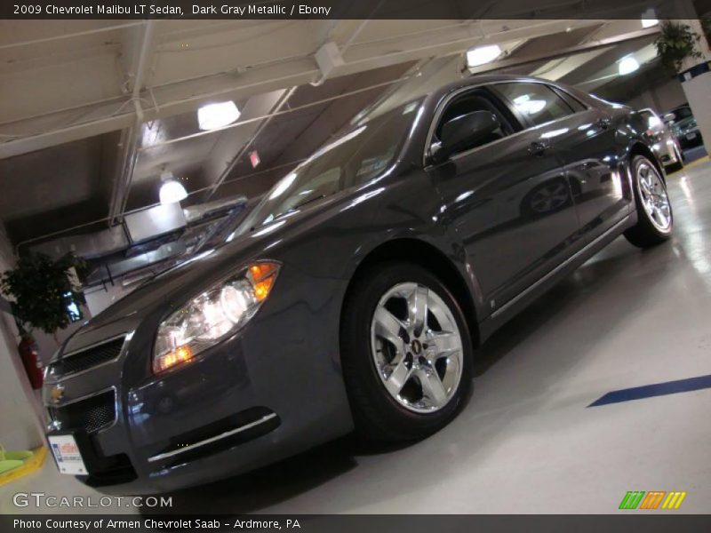 Dark Gray Metallic / Ebony 2009 Chevrolet Malibu LT Sedan