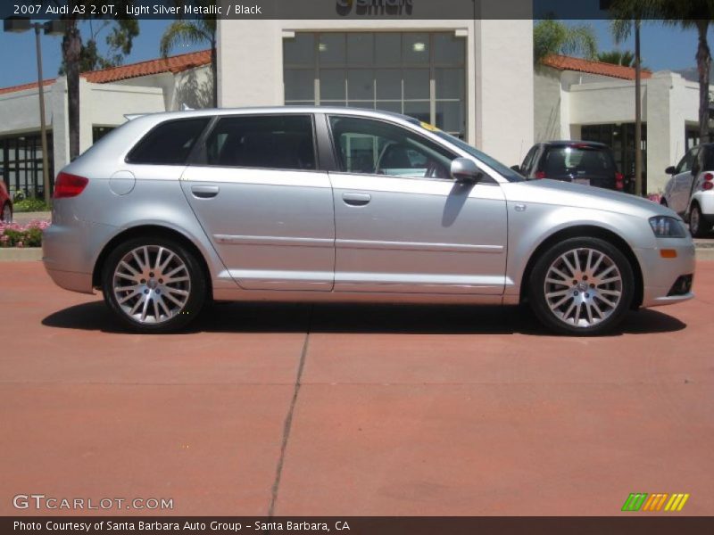 Light Silver Metallic / Black 2007 Audi A3 2.0T