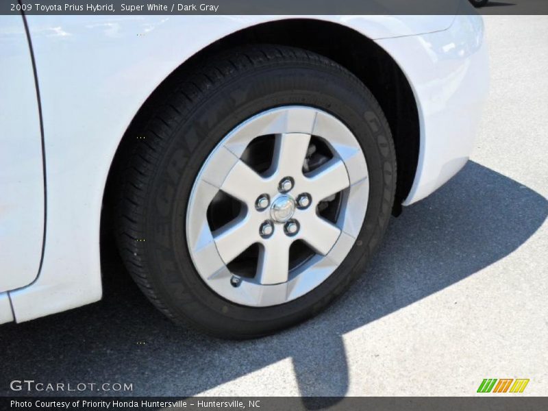 Super White / Dark Gray 2009 Toyota Prius Hybrid