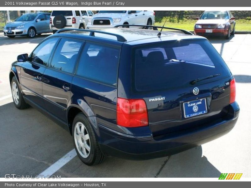 Indigo Blue Pearl / Gray 2001 Volkswagen Passat GLS V6 Wagon