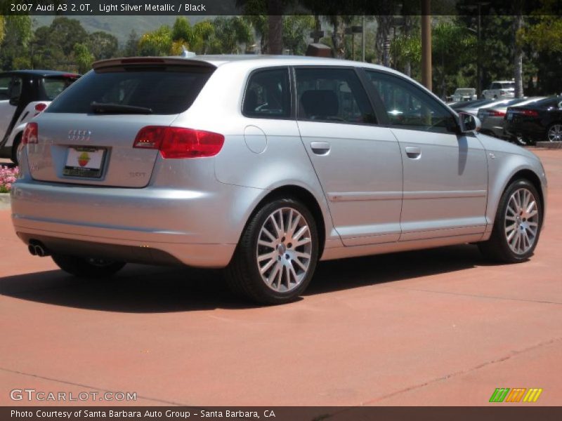 Light Silver Metallic / Black 2007 Audi A3 2.0T