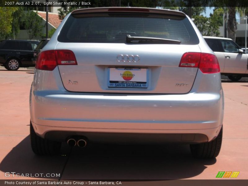 Light Silver Metallic / Black 2007 Audi A3 2.0T