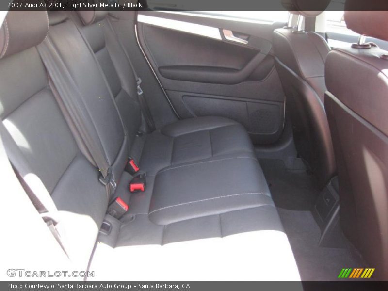 Light Silver Metallic / Black 2007 Audi A3 2.0T