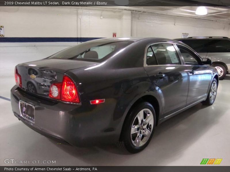 Dark Gray Metallic / Ebony 2009 Chevrolet Malibu LT Sedan
