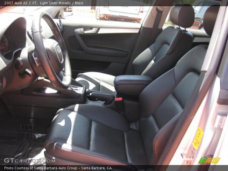 Light Silver Metallic / Black 2007 Audi A3 2.0T
