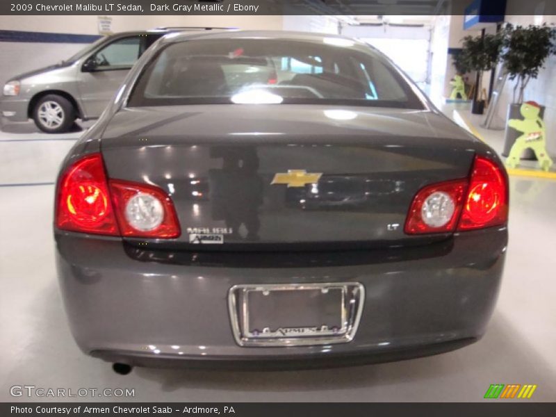 Dark Gray Metallic / Ebony 2009 Chevrolet Malibu LT Sedan