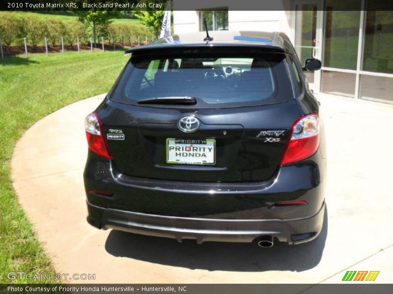 Black Sand Pearl / Ash Gray 2010 Toyota Matrix XRS