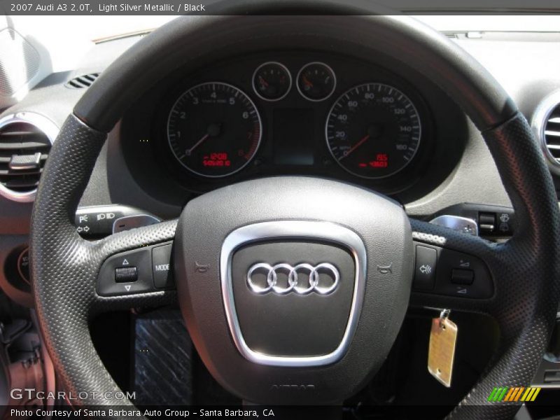 Light Silver Metallic / Black 2007 Audi A3 2.0T
