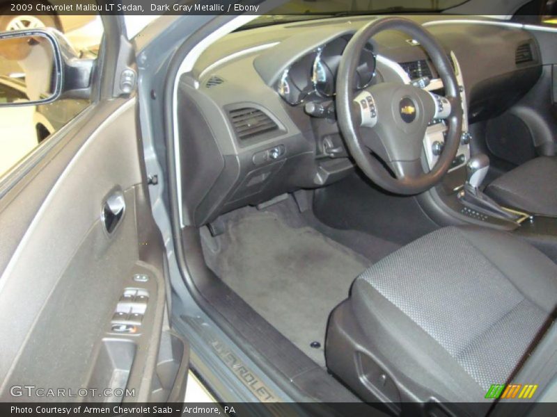Dark Gray Metallic / Ebony 2009 Chevrolet Malibu LT Sedan
