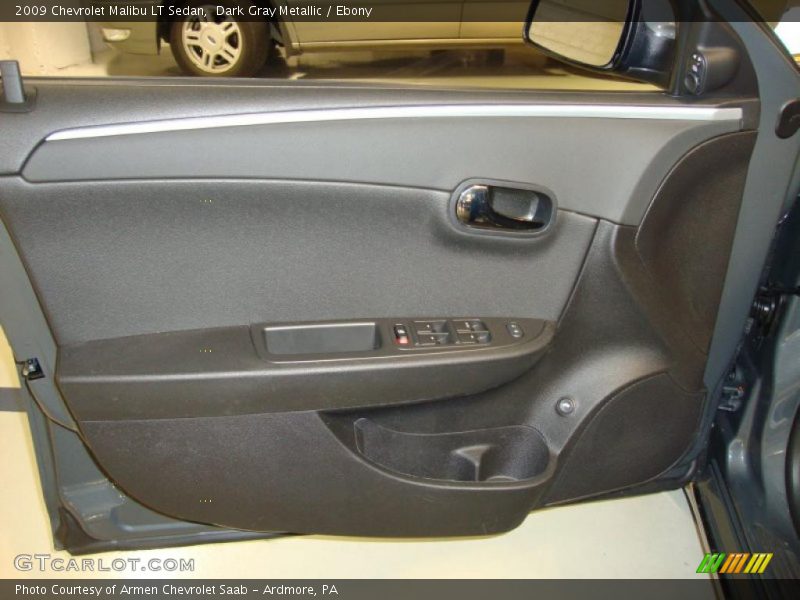 Dark Gray Metallic / Ebony 2009 Chevrolet Malibu LT Sedan