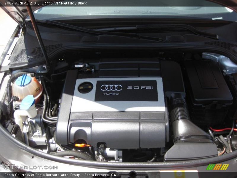 Light Silver Metallic / Black 2007 Audi A3 2.0T