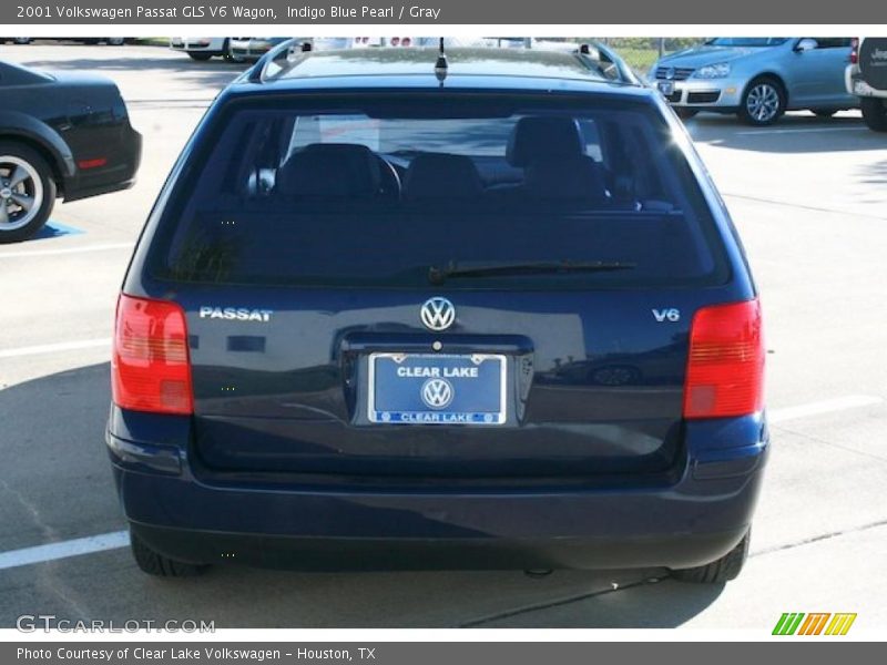 Indigo Blue Pearl / Gray 2001 Volkswagen Passat GLS V6 Wagon