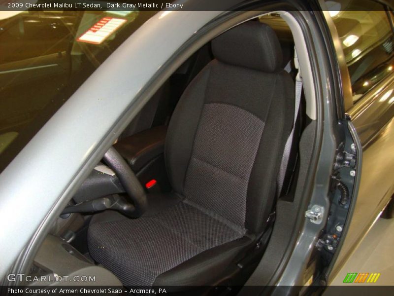 Dark Gray Metallic / Ebony 2009 Chevrolet Malibu LT Sedan