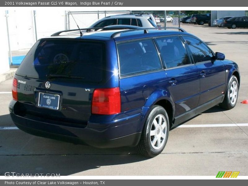 Indigo Blue Pearl / Gray 2001 Volkswagen Passat GLS V6 Wagon