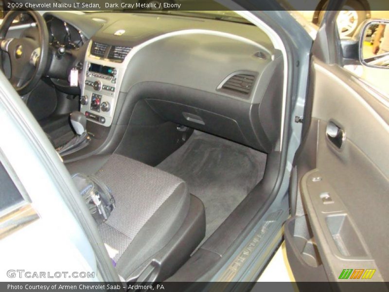Dark Gray Metallic / Ebony 2009 Chevrolet Malibu LT Sedan