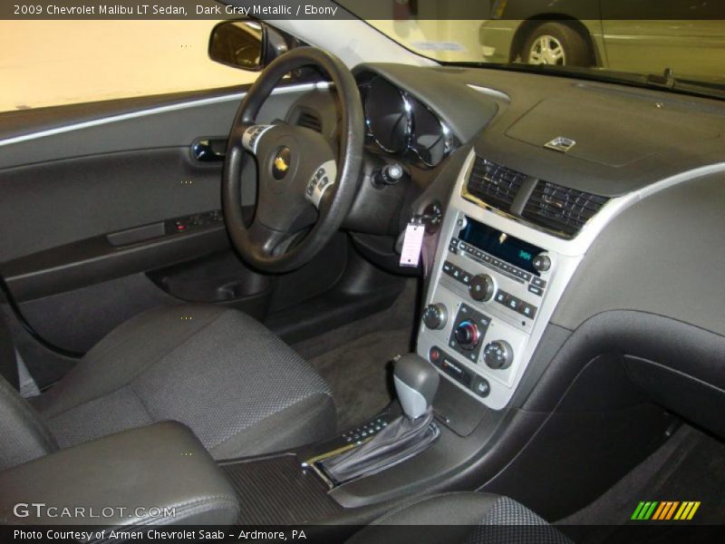 Dark Gray Metallic / Ebony 2009 Chevrolet Malibu LT Sedan