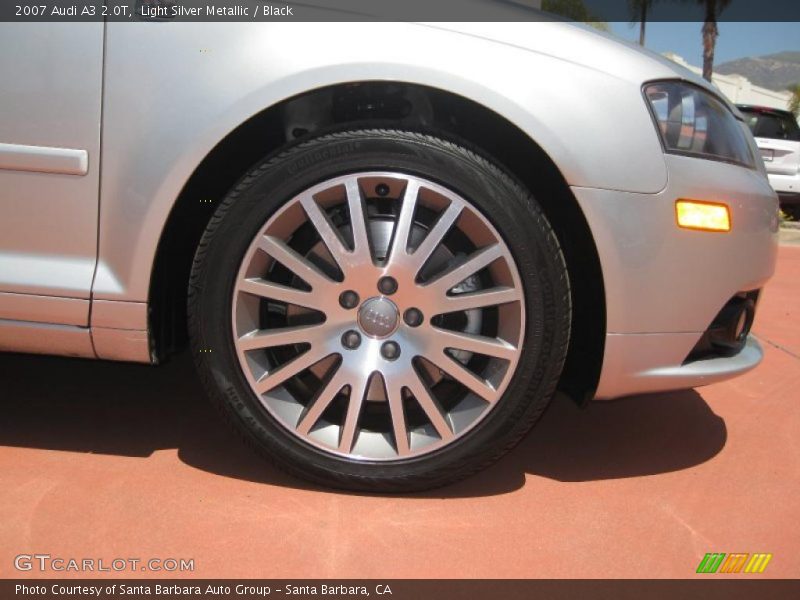 Light Silver Metallic / Black 2007 Audi A3 2.0T