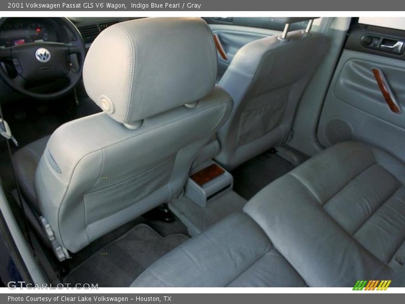 Indigo Blue Pearl / Gray 2001 Volkswagen Passat GLS V6 Wagon