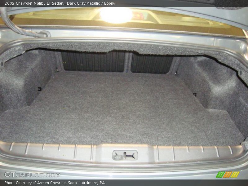 Dark Gray Metallic / Ebony 2009 Chevrolet Malibu LT Sedan