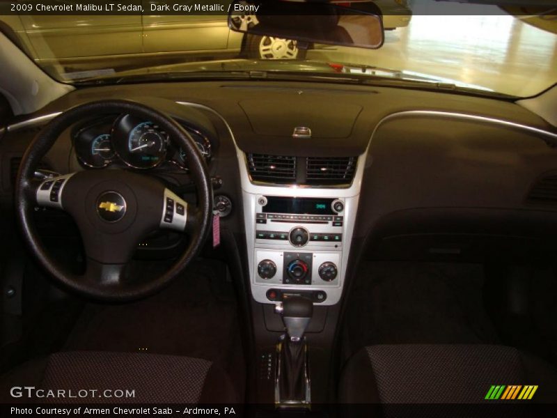 Dark Gray Metallic / Ebony 2009 Chevrolet Malibu LT Sedan