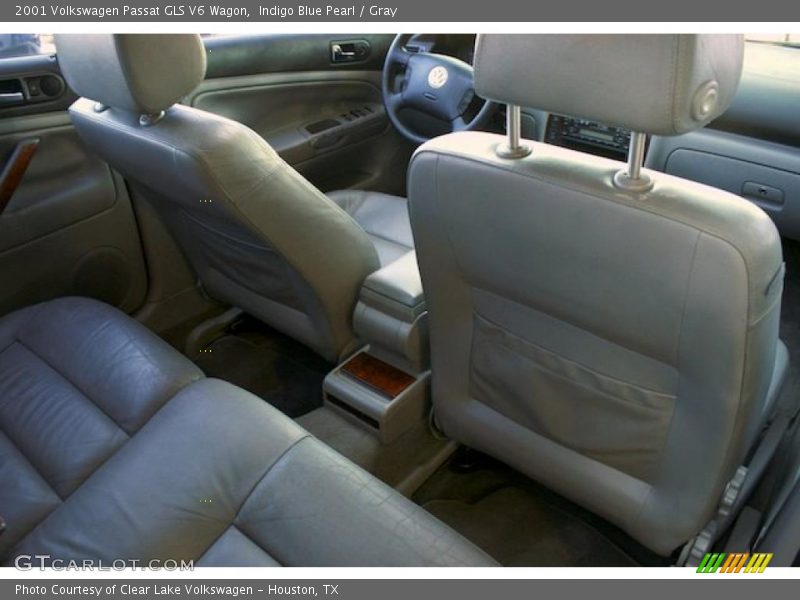 Indigo Blue Pearl / Gray 2001 Volkswagen Passat GLS V6 Wagon