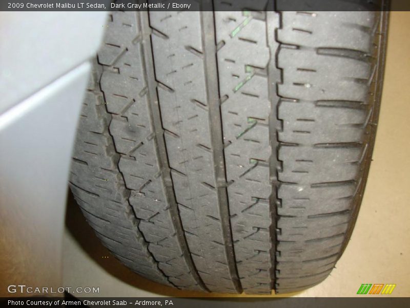 Dark Gray Metallic / Ebony 2009 Chevrolet Malibu LT Sedan
