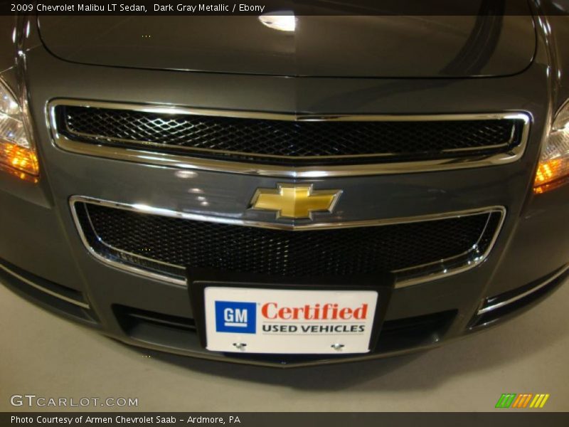 Dark Gray Metallic / Ebony 2009 Chevrolet Malibu LT Sedan