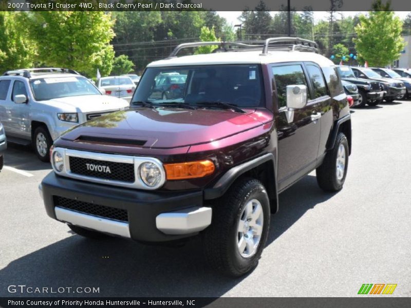 Black Cherry Pearl / Dark Charcoal 2007 Toyota FJ Cruiser 4WD