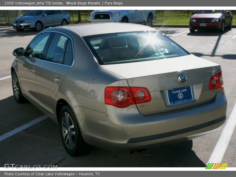 Wheat Beige Metallic / Pure Beige 2006 Volkswagen Jetta TDI Sedan